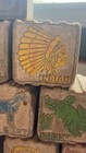 VTG Wooden  Animal Illustration Blocks 50s-60s Set Of 20 Distressed Rough — photo 4