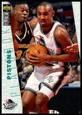 1996 Pistons Playbook Upper Deck BASKETBALL #374 Detroit Pistons