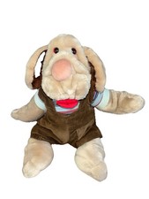 1981 Ganz Bros Wrinkles The Dog Neapolitan Mastiff Plush Hand Puppet Corduroy