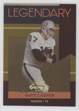 2007 Playoff Contenders Legendary Gold 142/250 Dave Casper #LC-7 HOF 0q3