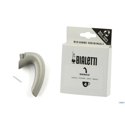 Bialetti 1 Ersatzgriff für Mokka Induction 4 Tassen + Stahlbolzen