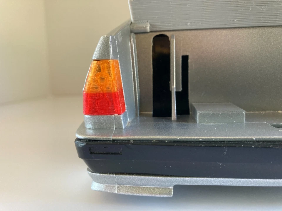 Radio Shack / Nikko vintage Audi Quattro RC car Red and amber tail lights - Image 3 of 4
