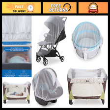 2 Pack Baby Mosquito Net for Stroller  Crib - Durable Insect Bug Netting, Porta