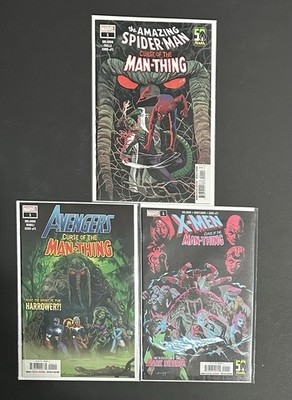 Curse of the Man-Thing #1-3 - Marvel - Full Run - Avengers/Spider-Man/X-Men