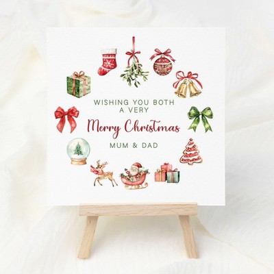 Personalisierte Weihnachtskarte
