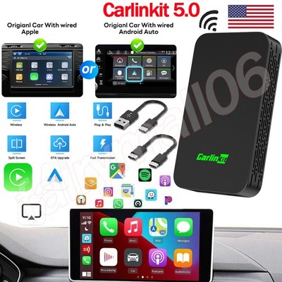 Carlinkit 5.0 Wireless Carplay Android Auto Box Multimedia Video Player Adapter