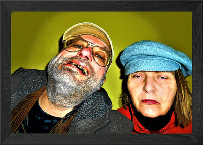 myself and sophie after 30 Framed Wall Art Poster Canvas Print Picture