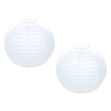 50cm Large Round White Paper Light Shade Packs Lampshades For Ceiling Lights