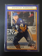 1992-93 PRO SET ROOKIE LEADERS #3 DONALD AUDETTE BUFFALO SABRES