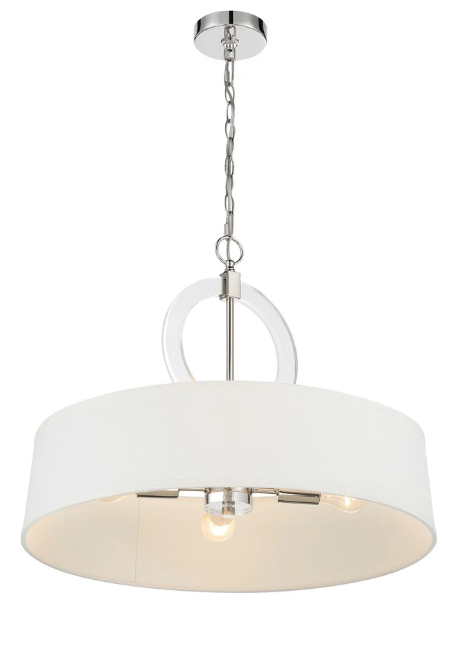 Minka Lavery 2151 Cape Coral 4 Light 24"W Pendant - Nickel - Image 2 of 2