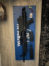 FN Herstal M249 Para Airsoft AEG Electric LMG w/ Battery & Magazine