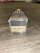US Stock AC 110V Digital Precision Programmable Time Delay Relay DH48S-S & Base