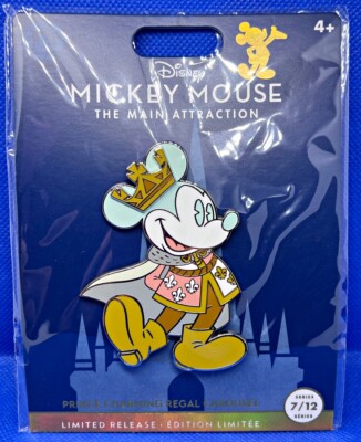 Disney Mickey Mouse Main Attraction 7/12 Prince Charming Carousel Pin LR 50th