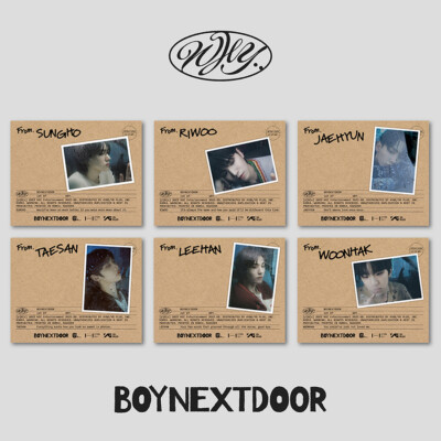 BOYNEXTDOOR [WHY..] 1st EP Album LETTER Ver/CD+8Photo+2Card+5Sticker+Poster+GIFT