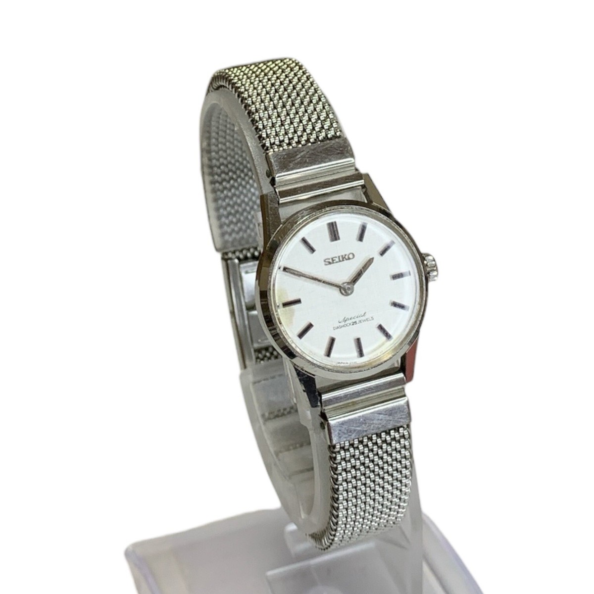 SEIKO Special 25Jewels 2539-0010 Silver Case Manual Women
