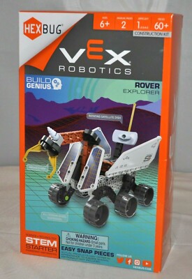 HEXBUG Vex Robotics Rover Explorer STEM Starter Construction Kit 60+ pieces NEW