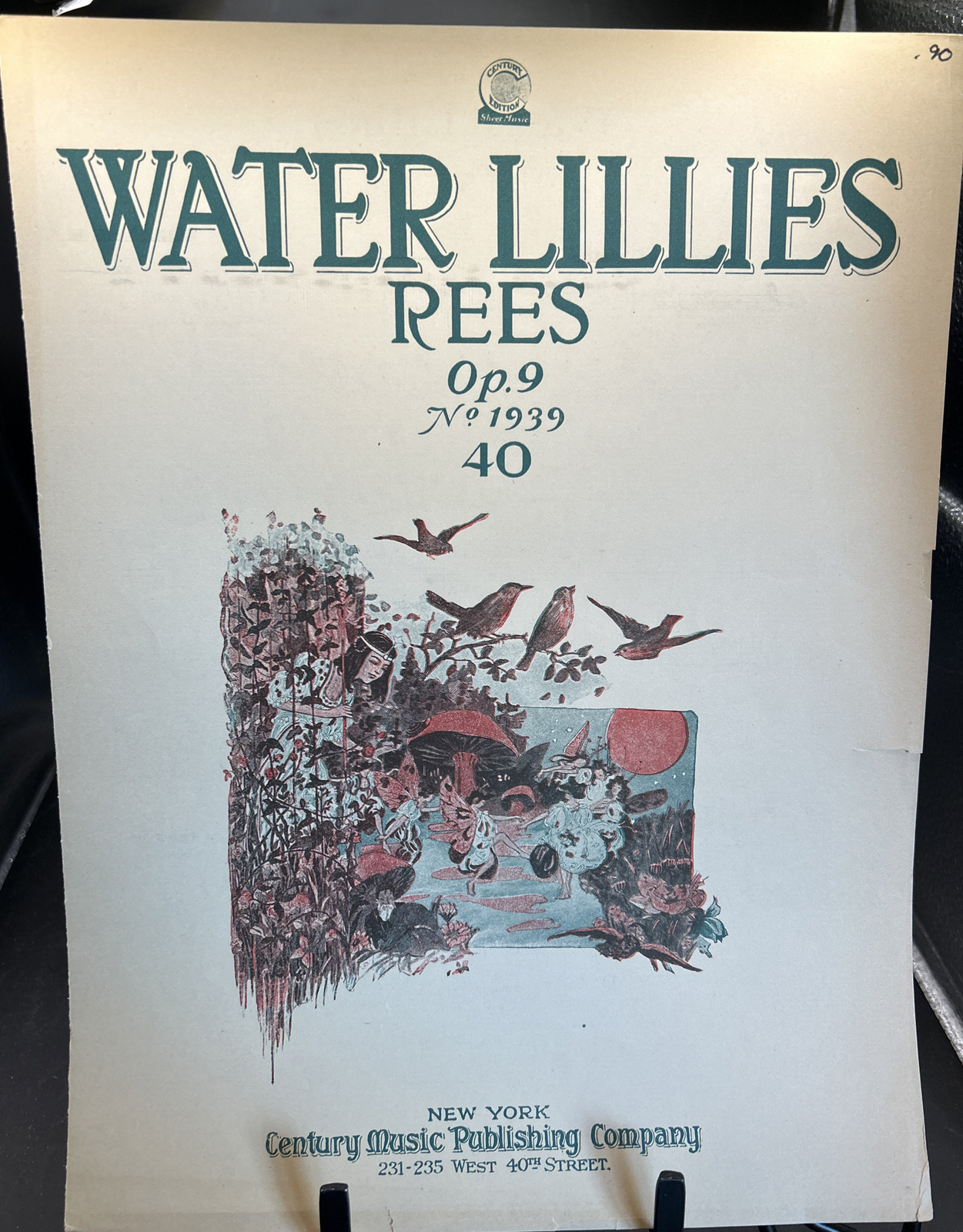 Water Lillies ~ Piano ~ 1919 ~ William H. Rees ~ Vintage | eBay