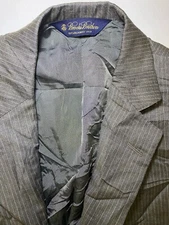 Brooks Brothers Grey Blazer Men’s Regent Fit Pinstripe 1818 Suit