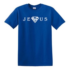 Camiseta JESÚS Superman - S a 6XL - Dios Iglesia Cristiana