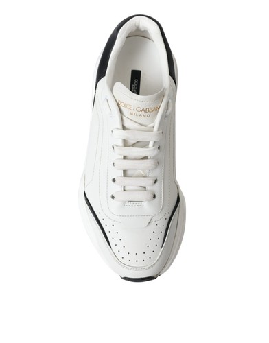 Dolce & Gabbana White Black Low Top Daymaster Sneakers Shoes - 第 10/11 張圖片