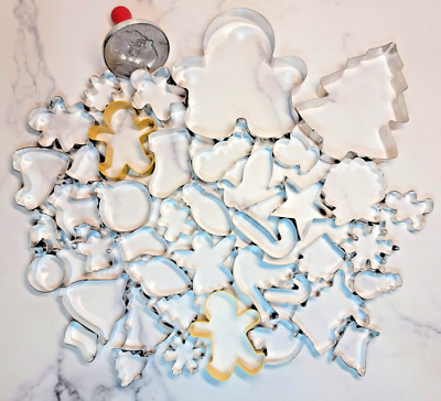 Huge Cookie Cutter Lot 100Pcs - Christmas, Halloween, Easter, Dog Treat, etc.