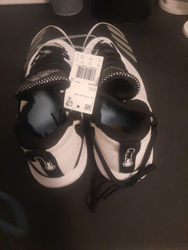 ADIDAS ICON V BOUNCE ICED EE4131 BLK/WHT/METAL Mens Cleats - Picture 3 of 6
