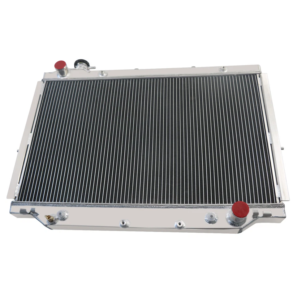 4 Rows Aluminum Radiator fit  1990-1998,1992 Toyota Land Cruiser 4.0L I6 AT/MT Foto 3 de 4
