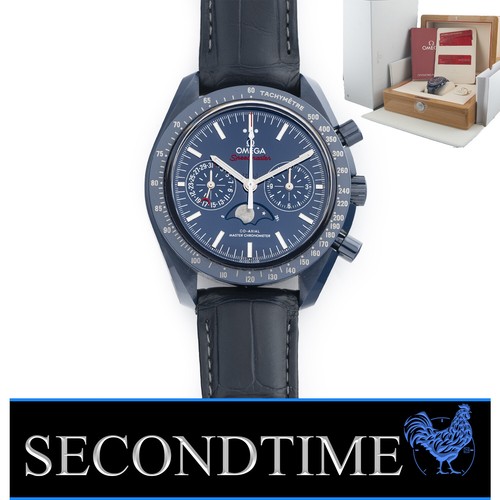 Omega Speedmaster Moonwatch Blue Side 