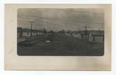 1912 RPPC Lewiston Utah Neighborhood Worker Homes Great Condition / 