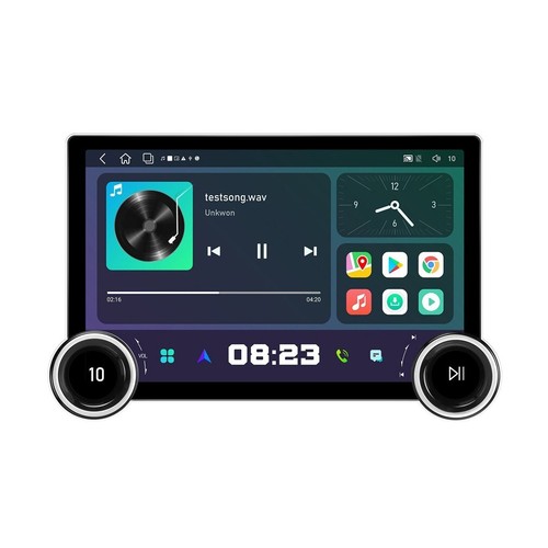 Autoradio Android 2K 2 Din Lettore Multimediale Doppia Manopola Carplay BT GPS Dash Cam - Foto 23 di 23