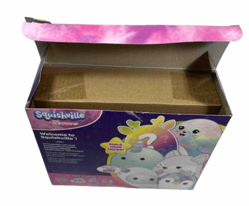 Squishmallows Squishville Artic Squad Confezione da 6 Mystery Doll Volpe Pinguino Animale - Foto 7 di 9