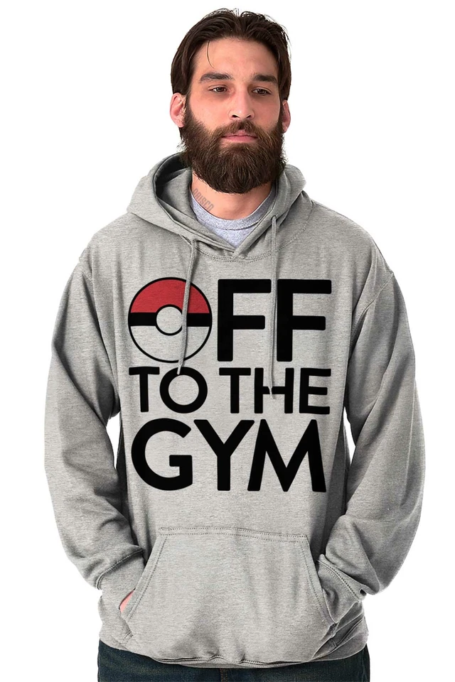 Смешной от тренажерного зала GO тренер тренировки шутки толстовка с капюшоном толстовка мужчин женщин - Изображение 4 из 4