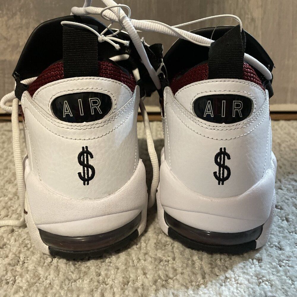 Nike Air More Money Mo Money White Black Red Sneaker Shoes Nike Air More Money Mo Money White Black Red Sneaker Shoes