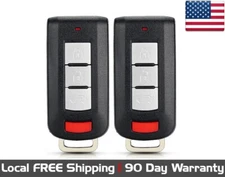 2x New Replacement Proximity Key Fob Remote For Select Mitsubishi Vehicles