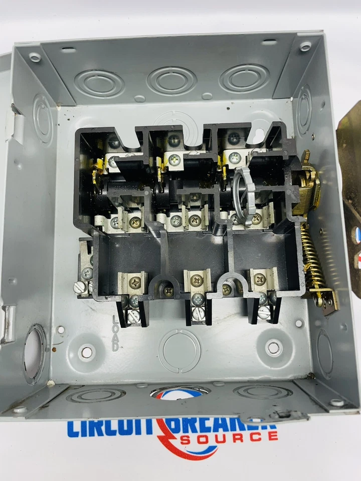 Interruptor de seguridad fusible interior Murray 30A 240V GHN421N tipo 1 Foto 4 de 4