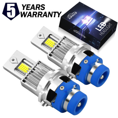 2X D4S D4R LED Headlight Bulb Replace HID Xenon Super White 8000K Conversion Kit