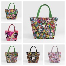 Tokidoki Anime Top Handle Bag Storage Shopping PU Handbag Lunch Mini Y2K