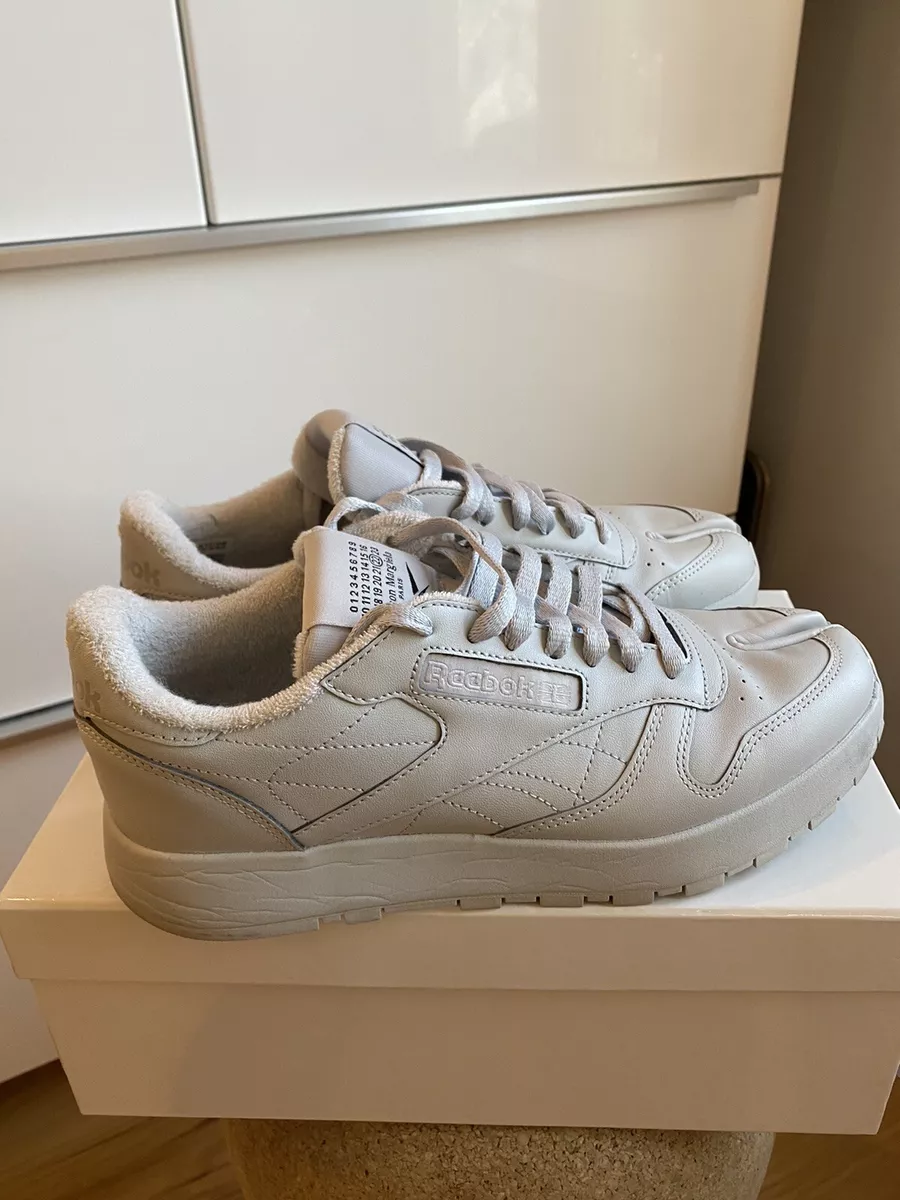 Size 8.5- Reebok Classic Leather Tabi x Maison Margiela Pure Gray 2021 - H05534