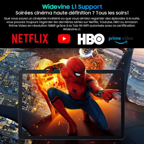Blackview Tab 90 WiFi Tablette Android 14 11" 12Go+128Go 8200mAh Widevine L1 - Afbeelding 7 van 23