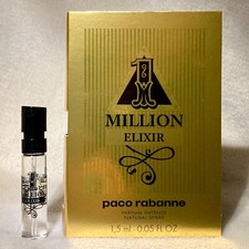 Paco Rabanne 1 Million Elixir Parfum Intense Sample Spray .05oz, 1.5ml in Card