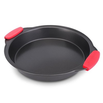 Nutrichef Non-Stick Round Pan-Deluxe Nonstick Gray Coating Inside & Outside