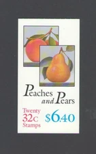 US Booklet of Twenty 32 cent Stamps, Pheasant, Scott BK178