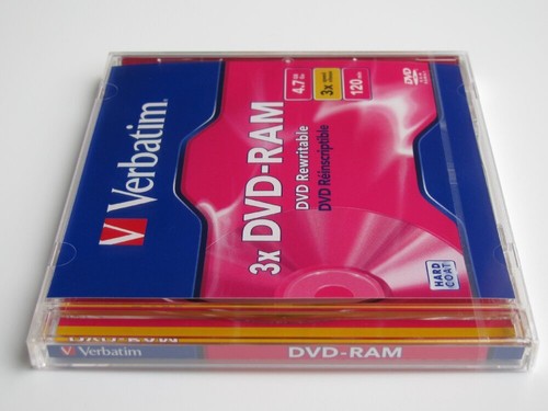 VERBATIM DVD-RAM Single Disc 4.7GB 120min 3x=Speed JEWEL CASE 43449 NEU 003-736 - Bild 3 von 6