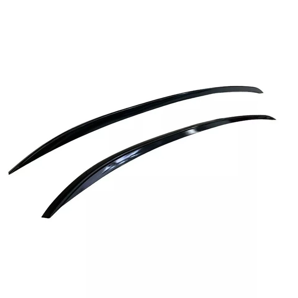 Cubierta de riel de barra de techo negra 2 piezas adecuada para BMW X5 2014 2015 2016 2017 2018 Foto 2 de 4