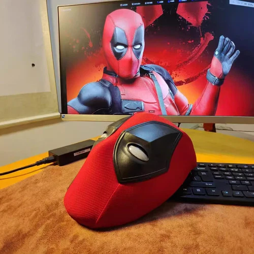 Deadpool 3 Helmet Mask Headwear Light Up Movable Eyes Ring Remote Control Mask - Picture 12 of 16
