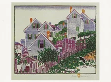 Postcard Gustave Baumann "Tom A' Hunting" n.d. Museum of Fine Arts NM MINT