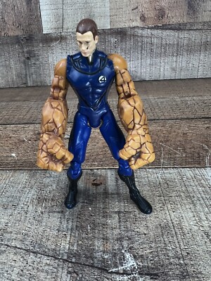 Fantastic Four Rise of Silver Surfer Power Switching Human Torch Thing 5  Figure