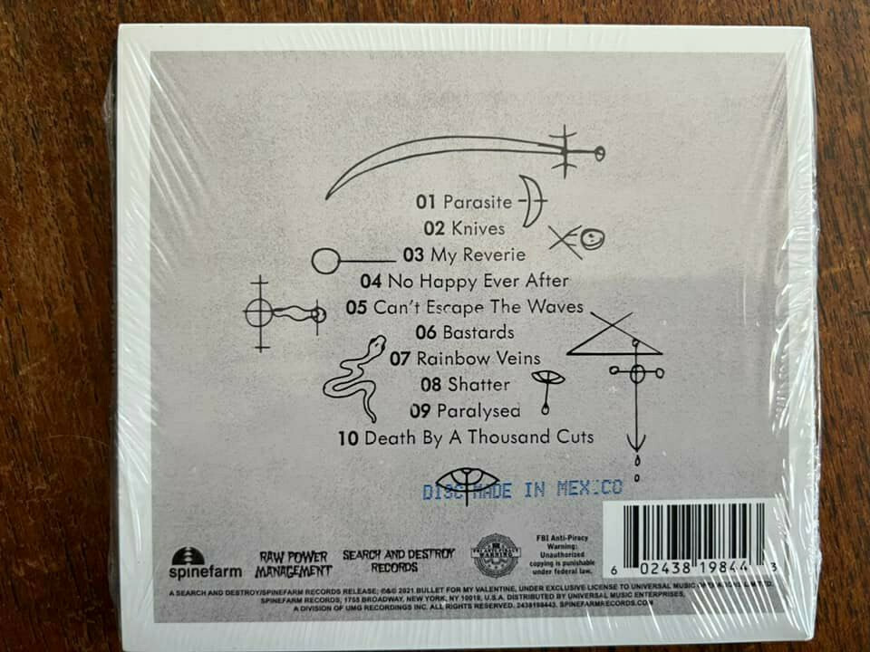 ブレット・フォー・マイ・ヴァレンタイン　サインCD Bullet For My Valentine cd 2021 with signed cd booklet | eBay
