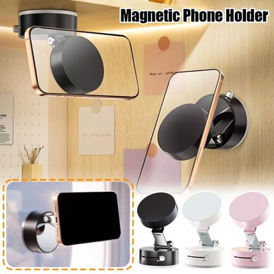 Car Phone Holder Stand Car Mount Vacuum Magnetic Suction Cup