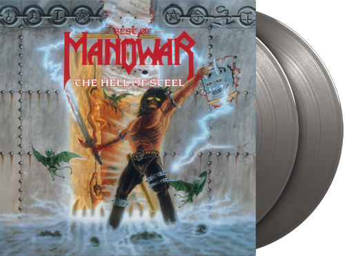Manowar - Hell of Steel - Best of LIM. Audiophile Silver 2 Vinyl LP 2000 WW NEU - Bild 2 von 2